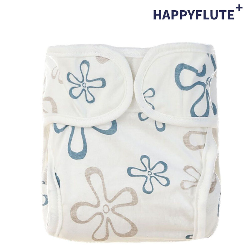 HappyFlute эксклюзивные тканевые подгузники с пастой Моющиеся Многоразовые детские изделия из бамбукового хлопка