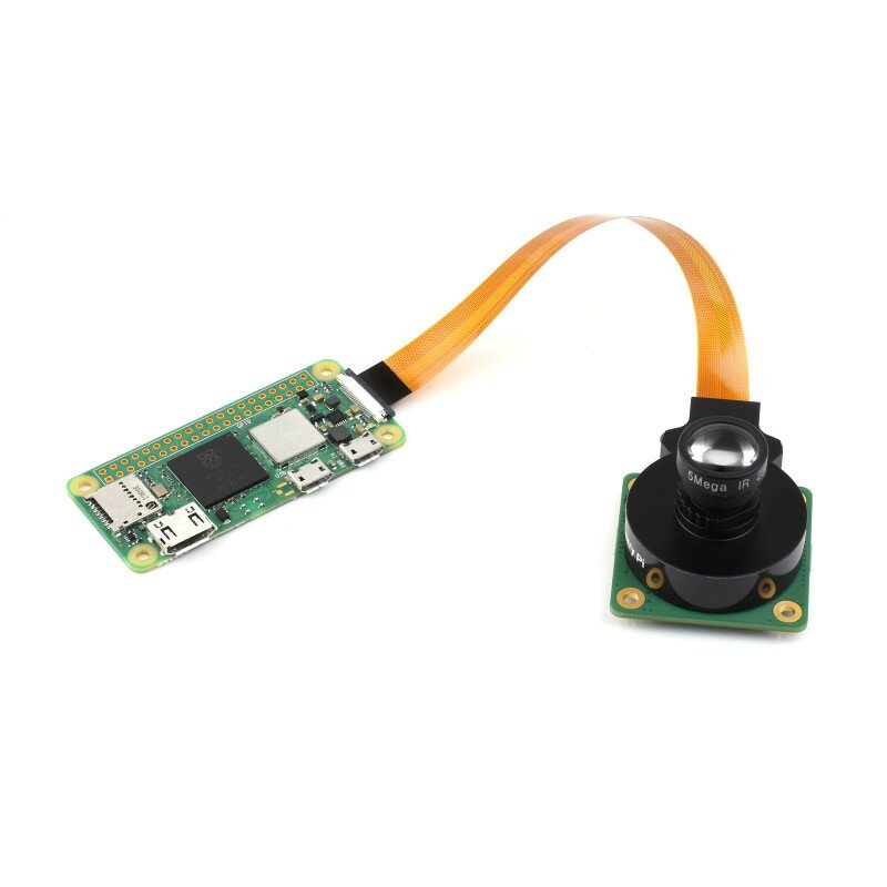 Waveshare M12 Long Focal Length Lens,5MP,25mm Focal length, Large Aperture, Compatible with Raspberry Pi High Quality Camera M12