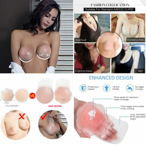 Silikon Nippel Abdeckung Lift Up Bh Aufkleber Adhesive Invisible Bh Brust Pastöse für Frauen Brust Blätter Mehrweg Liebsten Bras