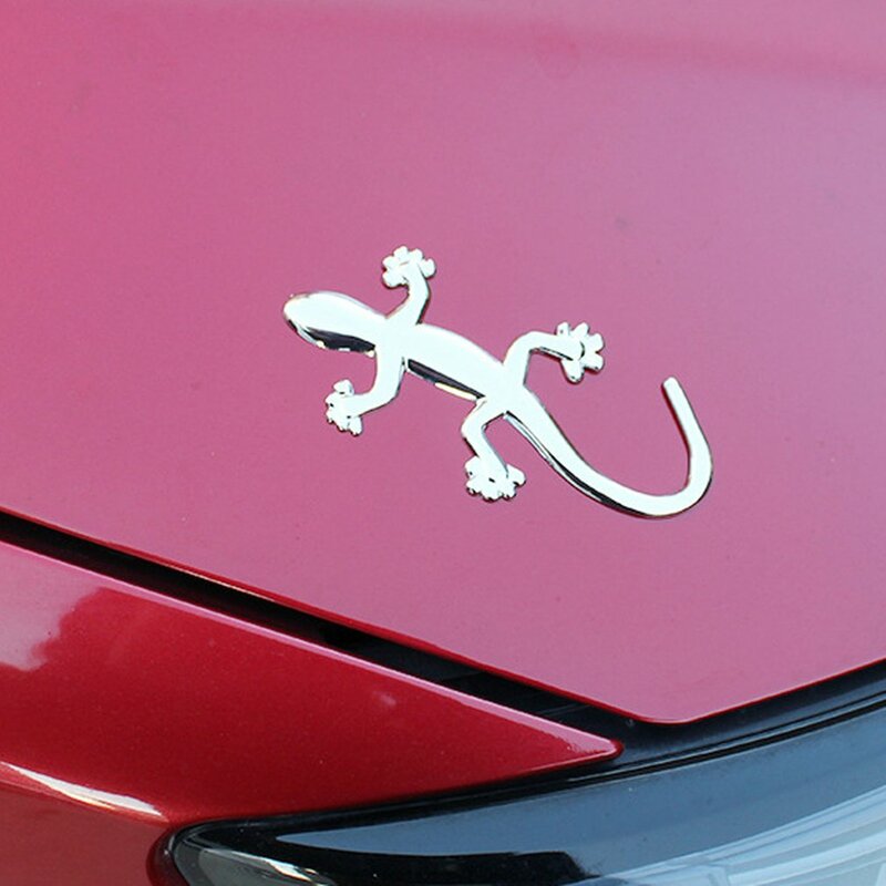 Gecko Lizard Car Sticker, Decalque da motocicleta, Adesivo Refletivo Impermeável, Estilo do carro, Transporte da gota