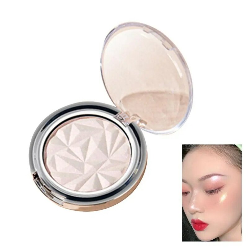 Highlighter Powder Palette Makeup Glow Face Contour Pallete Illuminator Shimmer evidenziatore a lunga durata cosmetici per l'acqua Li L1I7