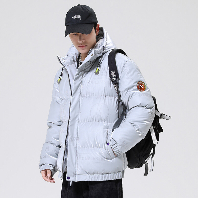 YAPU-새로운 패션 가을 겨울 아웃웨어 남성 방풍 방수 오리털 파카, 남성 X-긴 두꺼운 따뜻한 코트 057, 2022