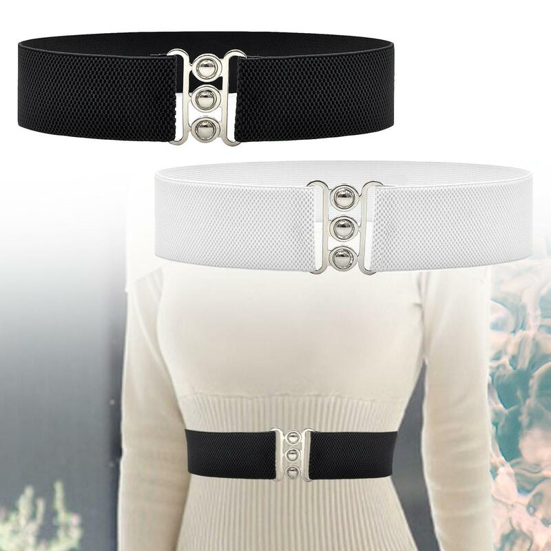 Women Elastic Waist Belt Elegant Durable Dress Belt for Skirts Dating Street