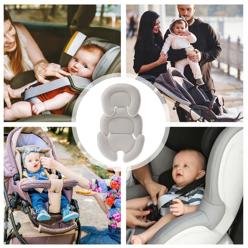 Criança Stroller Almofada, Soft Car Seat Insert, respirável Almofada Stroller, Head Body Protective Pad, Cadeiras de balanço