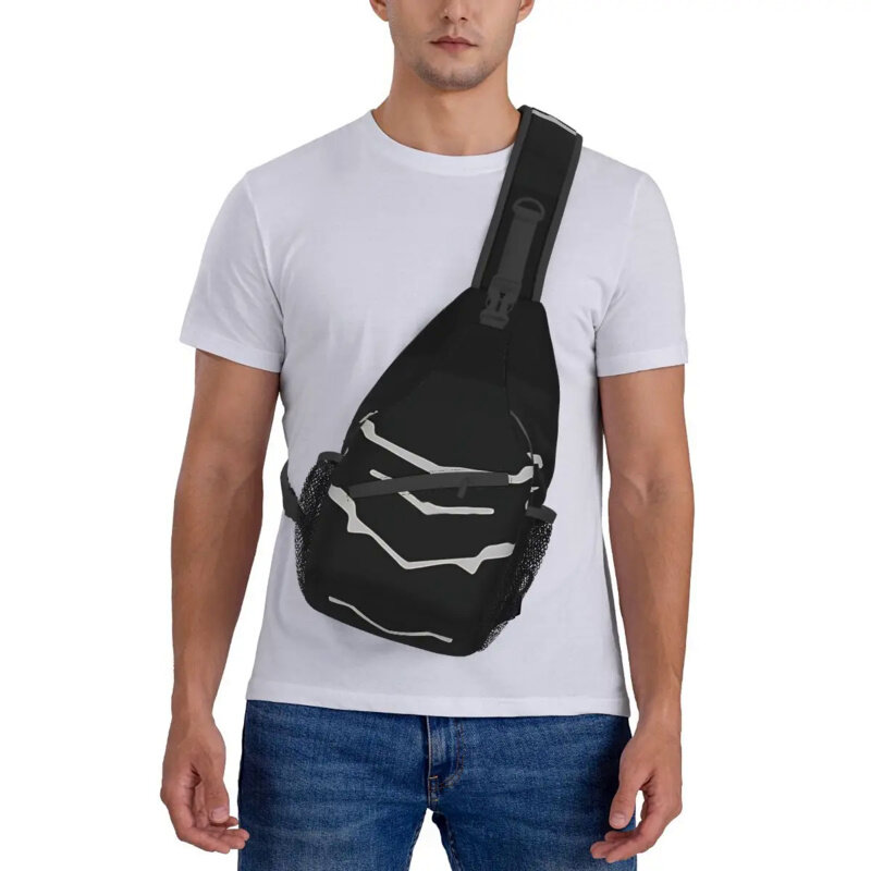 Битые Космос игра кросс-боди спорт Переделанный лицо нагрудная сумка унисекс Женские Мужские Модные плечевые рюкзаки для путешествий