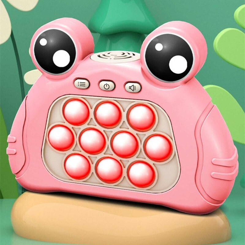 Consola de juegos Quick Push, consola Quick Push con retroalimentación de sonido instantánea, regalo divertido para niños