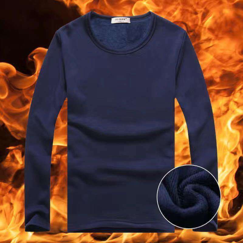 メンズ長袖サーマルシャツ,高品質の暖かくて柔らかいベルベットのカジュアルスポーツシャツ,黒,スリムフィット,5xl,秋冬,2021