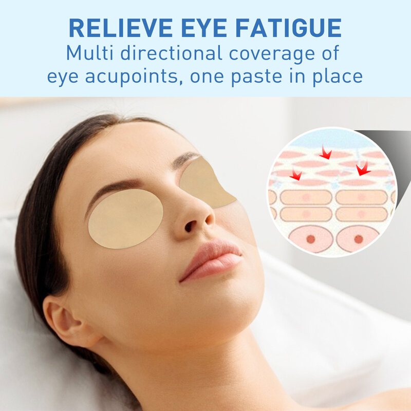 20 Stück Augenklappe Linderung Müdigkeit Auge übermäßige Verwendung trockene Augen Behandlung Augen beschwerden Patch Schlaf Augen pflege Patch
