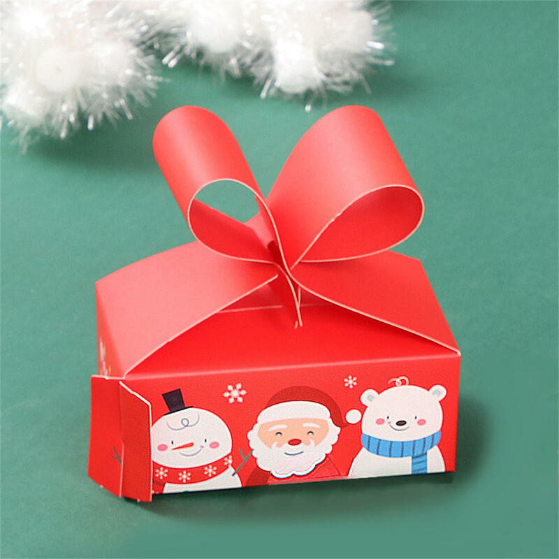 Cajas de dulces de regalo de Navidad, adornos decorativos para el hogar, Papá Noel, ciervo, muñecos de nieve, fiesta familiar, envoltura de regalo de vacaciones, nuevos suministros, 2024