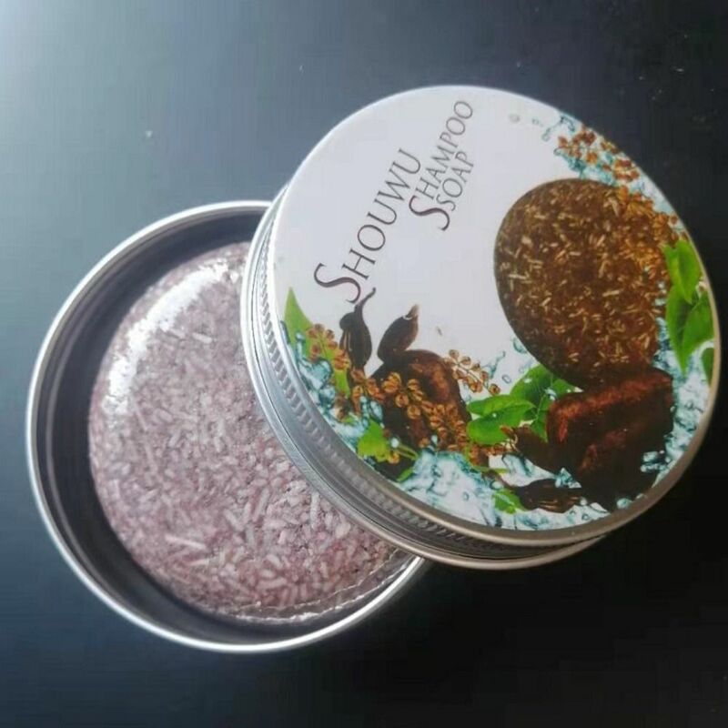 Scalp Cleansing Polygonum Soaps Soothes the Scalp Natural Organic Conditioner Shampoo Bar Antidandruff He Shou Wu Soap Men