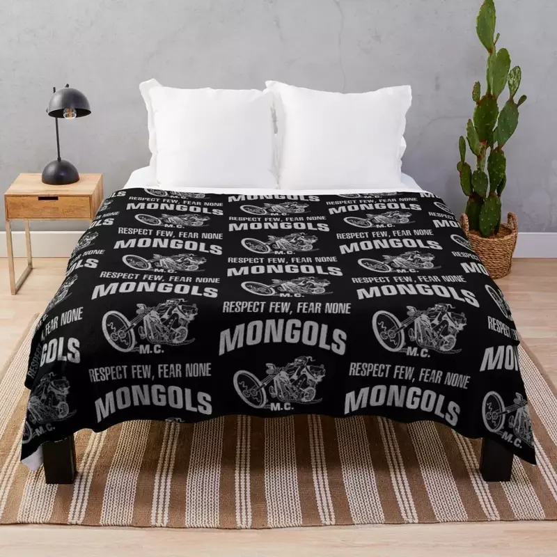 The mongals Respect Few Throw, manta a cuadros para cama, mantas decorativas para sofá de Camping
