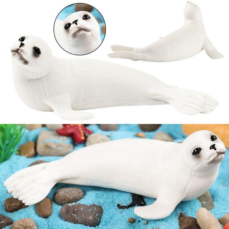 Simulierte Meeres tiermodell Kinder kognitive Eltern-Kind interaktive Walross Otter Desktop Ornament dekorative Spielzeug u1n4