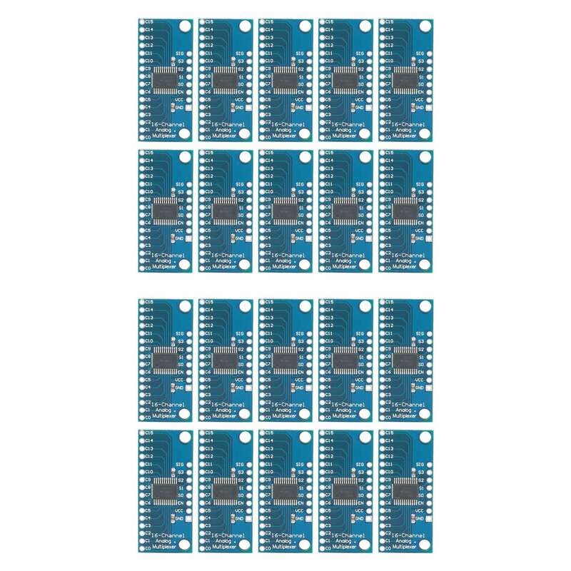 وحدة معدد رقمي تناظري دقيق ، لوحة اندلاع MUX ، 16CH ، 74HC4067 ، CD74HC4067 ، 20 قطعة
