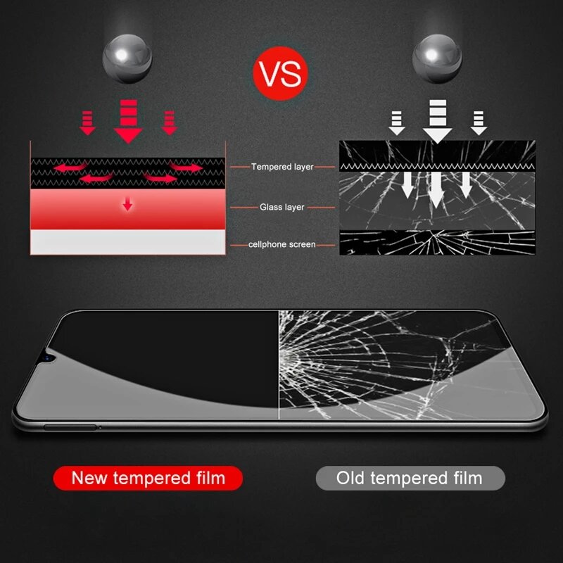 4Pcs Tempered Glass for Samsung Galaxy A51 A52 A71 A72 A12 A21S S22 A32 Screen Protectors for Samsung S21 Plus S10e M21 M31 M51