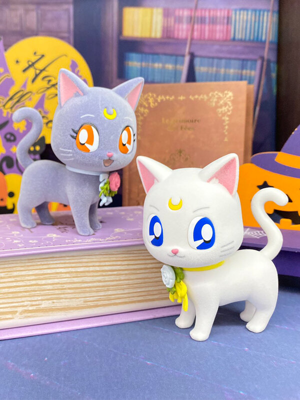 Bandai แว่นตาชุดเซเลอร์ดวงจันทร์ของเล่นต่อพ่วง Luna Yatmi หุ่นมือแมวเครื่องประดับ Diana