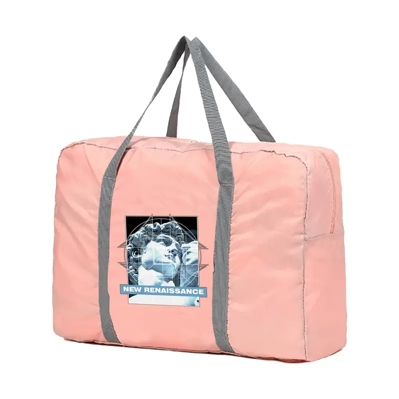 Travel Bag Tote Bag Handbags Large Capacity Clothing Organizer Sculpture Pattern Fashion Women Weekend Bag Travel Carry Bags