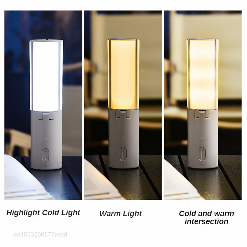 Xiaomi EXPED SMART-Lanterne Pliante Portable, Rechargeable, Éclairage pour Dortoir d'Étudiant, Tente de Face, Camping en Plein Air, 4000mAh
