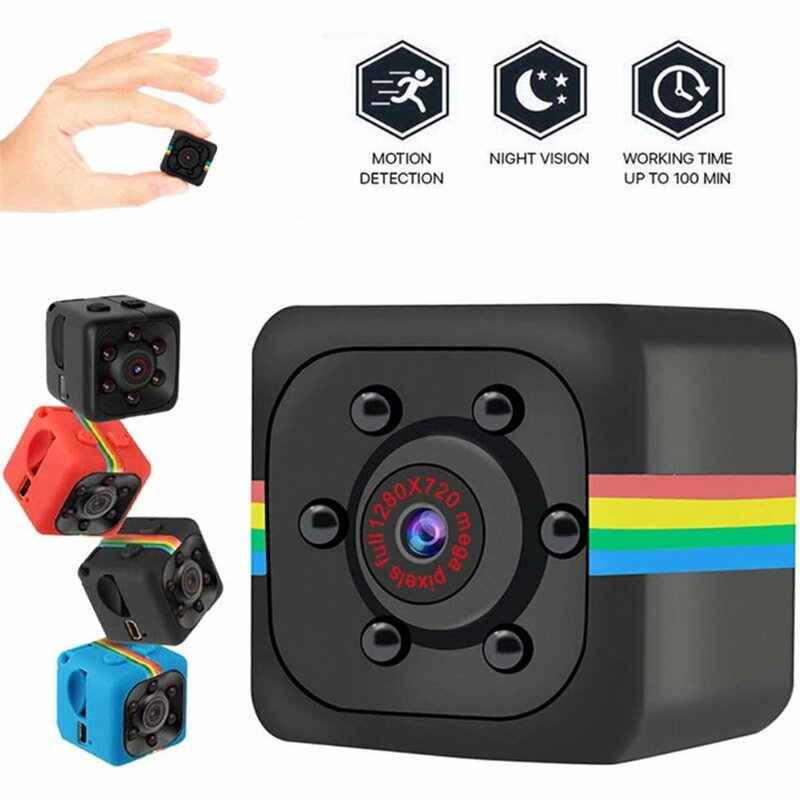 New 1080P SQ11 Mini Camera HD Sensor Night Vision Camcorder Motion DVR Micro Adjustable Camera Sport DV Video Small Camera Cam