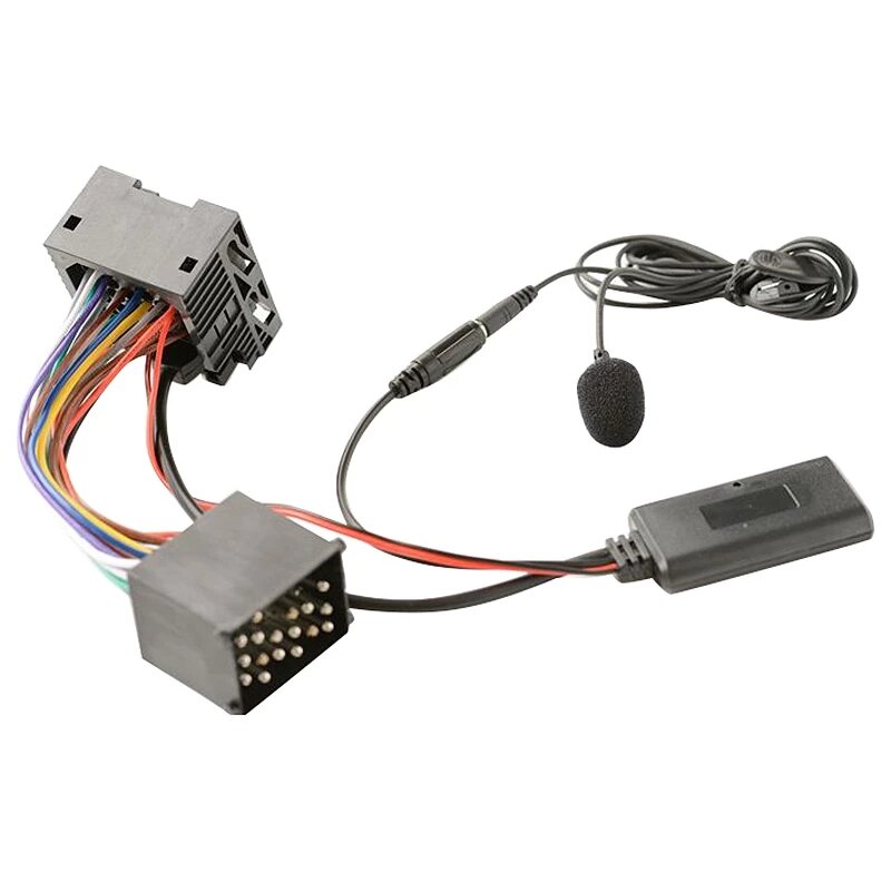 Adaptateur de câble Audio, 10 broches, Bluetooth 5.0, Microphone AUX, 3.5MM, pour BMW E46 série 3 2002 – 2006 business CD