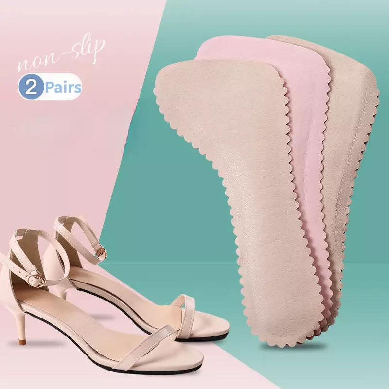 Summer Self-adhesive, Breathable Sweat Wicking High Heels with Anti Slip Seven Point Cushioning and Soft Sole for Comfort