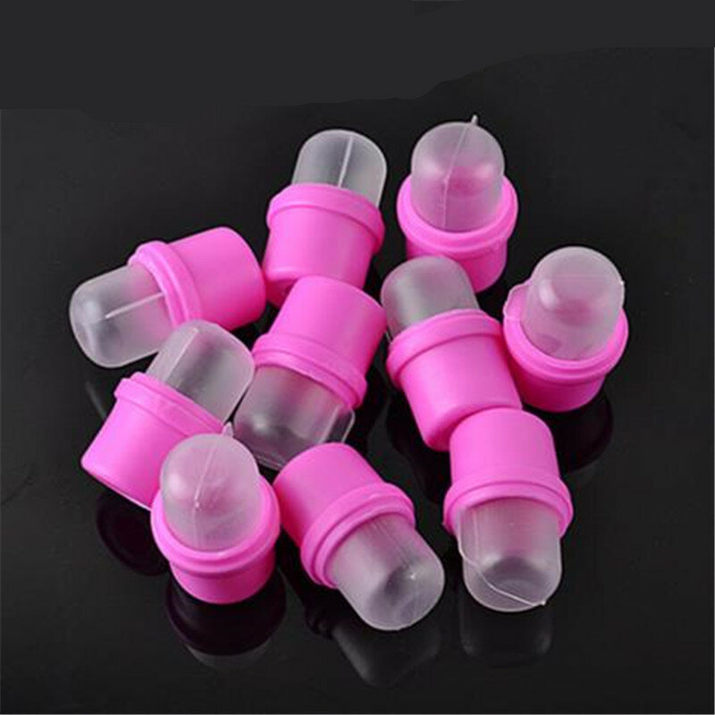 Hot Selling 50 Stks/set Plastic Nail Soak Off Cap Clip Uv Gel Nagellak Remover Wrap Voor Vinger Tenen Manicure tool 20 #36
