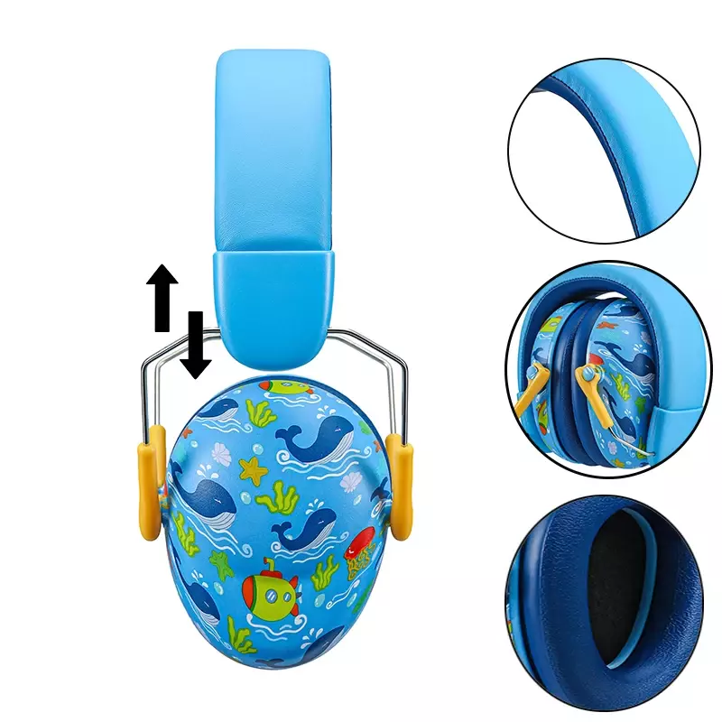 Auriculares con cancelación de ruido para niños, orejeras con reducción de ruido de 25dB, protección auditiva, orejeras a prueba de sonido para niños, regalos escolares