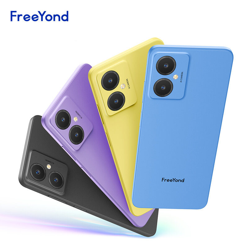 Freeyond-teléfono inteligente F9S, 2GB + 2GB Ram extendido, 64GB ROM, 5000mAh, cámara trasera Dual ia de 13MP, Android 13, Octa Core, estreno mundial