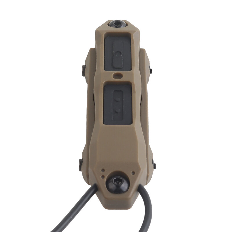 Interruptor remoto de doble función para linterna, botón táctico de presión Airsoft para linternas tácticas y PEQ-15, láser NGAL