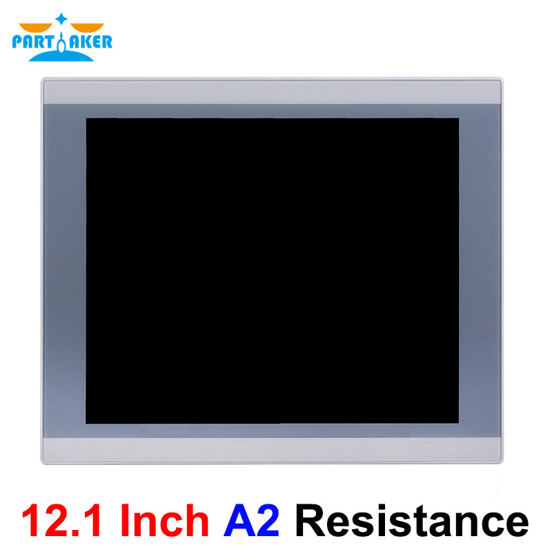 12.1 Inch TFT LED Industrial Panel PC Intel J1900 J6412 I3 I5 All In One Computer High Temperature 5 Wire Resistive Touch Screen