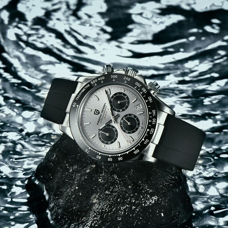 PAGANI DESIGN-Relógio de pulso de quartzo masculino, data automática, impermeável, relógio cronógrafo esportivo, marca superior, luxo, 2024