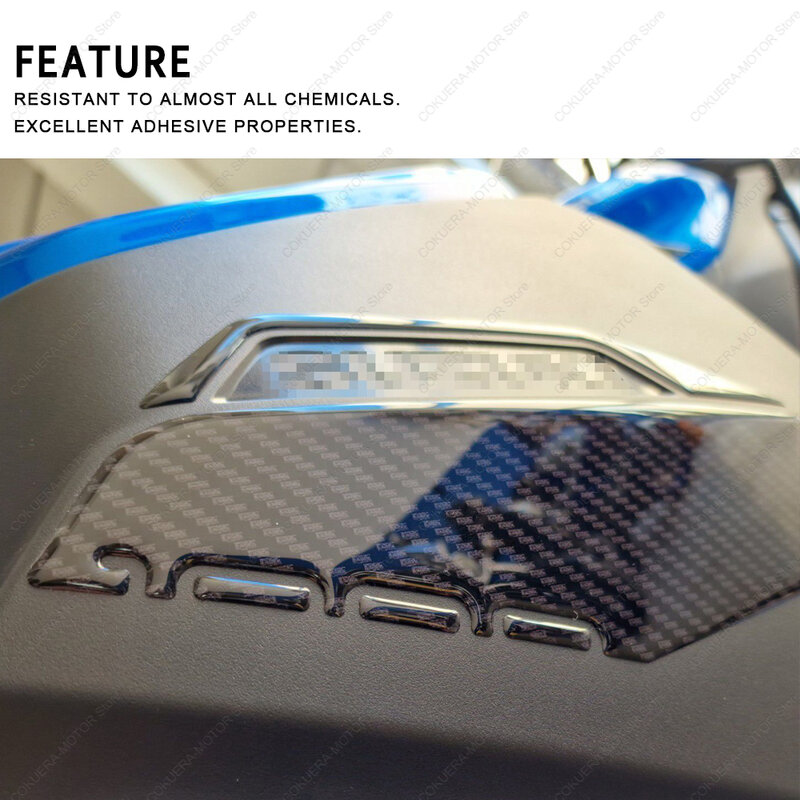 Bagażnik motocyklowy naklejka ochronna dla GSX-S 1000 GT gsx-s1000 gt 2022 3D gards boczna naklejka