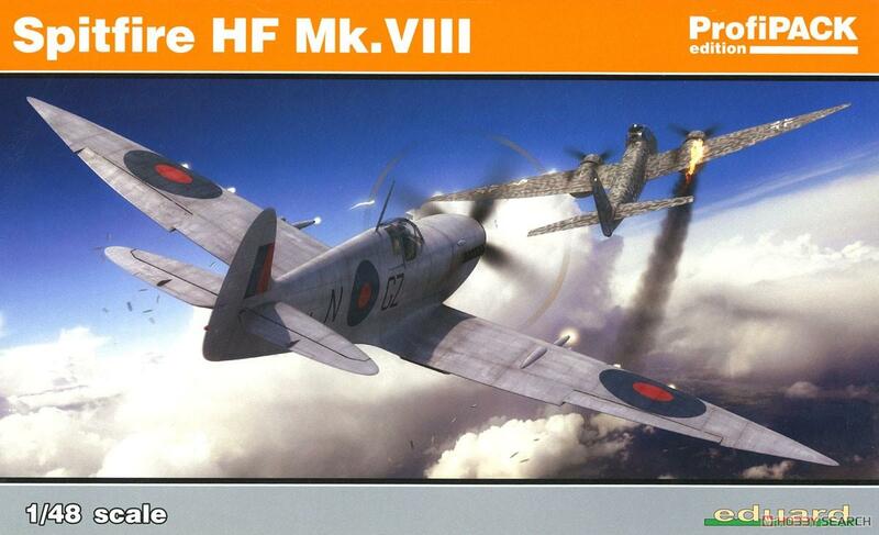 Eduard-Kit de modelo afipack, modelo 1/48 Spitfire HF Mk.VIII