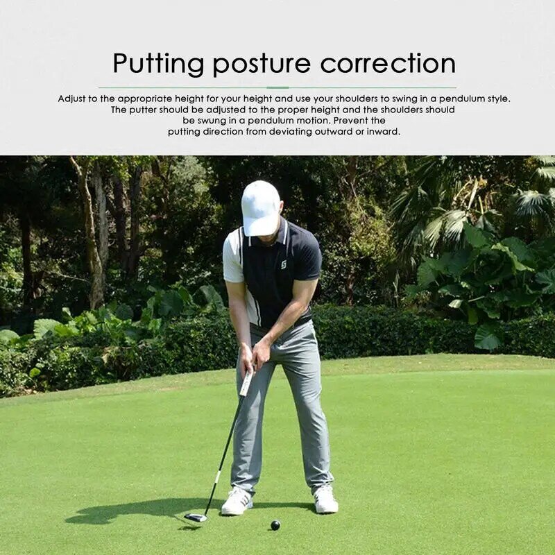Golf trainings hilfe Putting Alignment Aids Tool für Golf training Golf Putting Korrektur für Haltungs korrektur Golf training