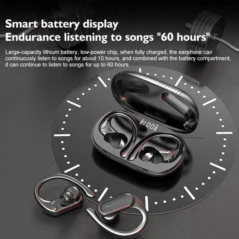 XIAOMI Bluetooth 5.3 earphone nirkabel A520, headphone dalam telinga kait telinga Headset Game tahan air earbud olahraga untuk ponsel/Laptop