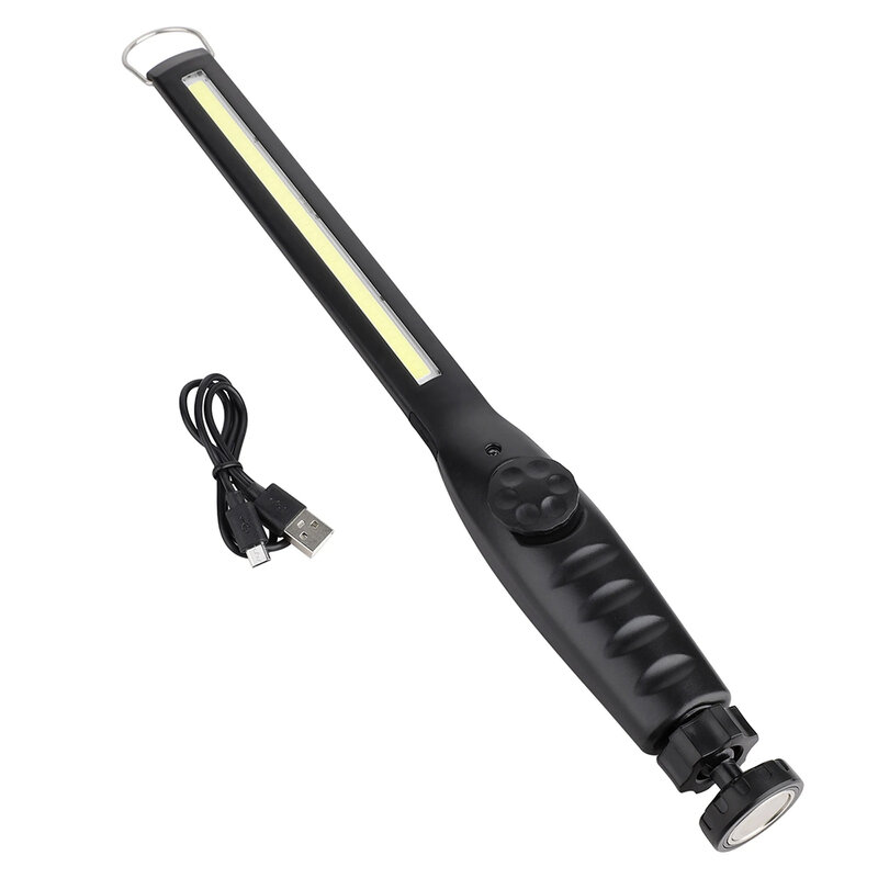 شعلة مغناطيسية قابلة لإعادة الشحن USB ، مصباح يدوي LED COB ، شعلة قابلة للمس ، مصباح فحص محمول ، تخييم ، مصباح إصلاح السيارة