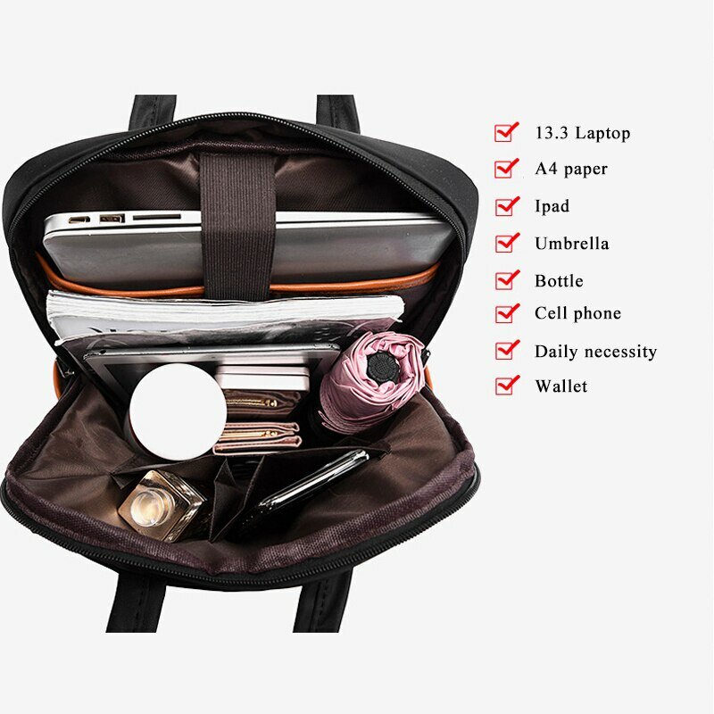 Rilistart-bolsa de viaje multifuncional para mujer, mochila Oxford de gran capacidad para estudiantes universitarios, bolsa de moda, mochila de viaje