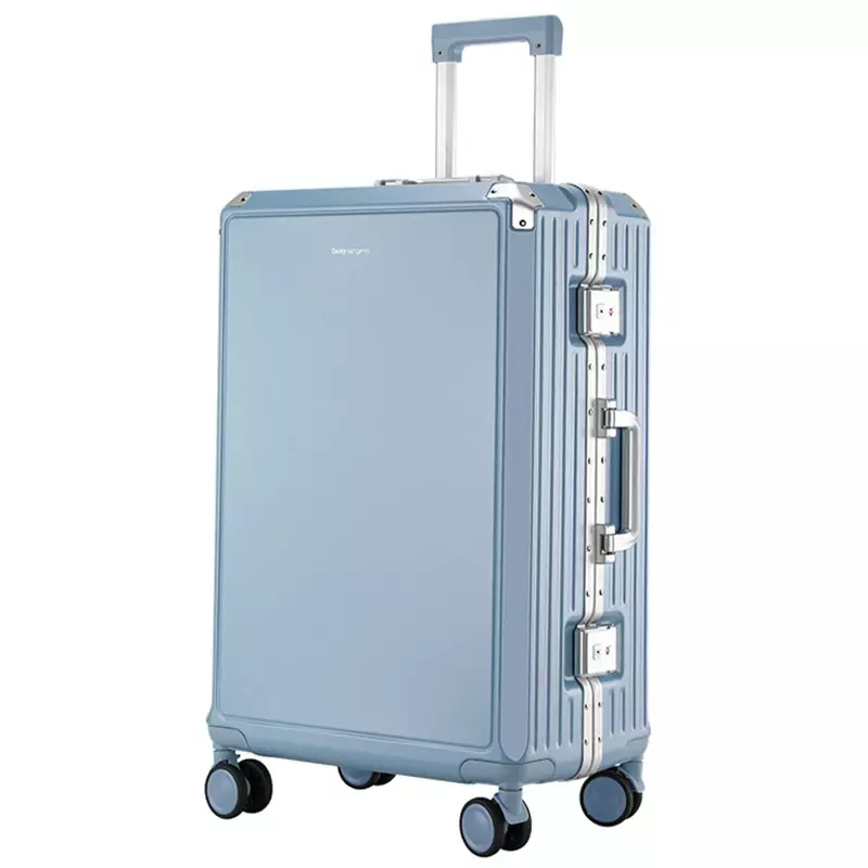 Modna walizka na bagaż dla kobiet walizka podróżna torba na kółkach mężczyzn wyciszanie kółka obrotowe toczenia bagażu TSA zamek do noszenia