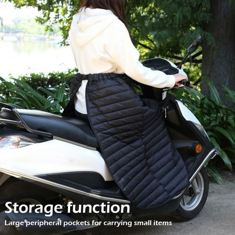 Scooters Leg Cover Knee Blanket Warmer Windproof Motorcycle Covers Apron Quilt Winter Motorcycle Leg Blanket For Riding Acc H3e6