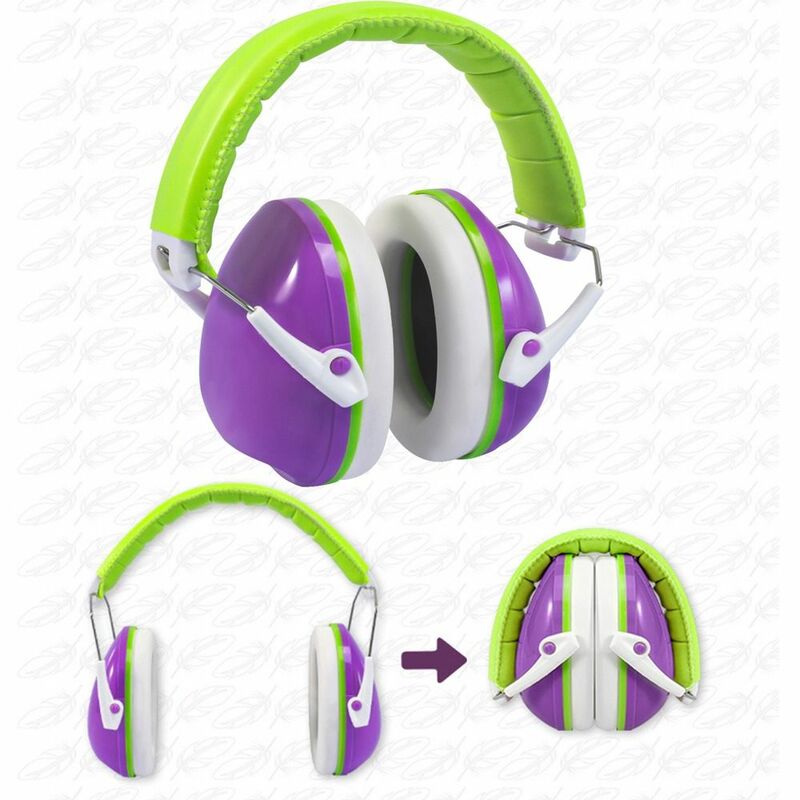 Adjustable Head Band Kids Ear Protection Earmuffs Hearing Protection Soundproof Soundproof Headphones Wear-resisting