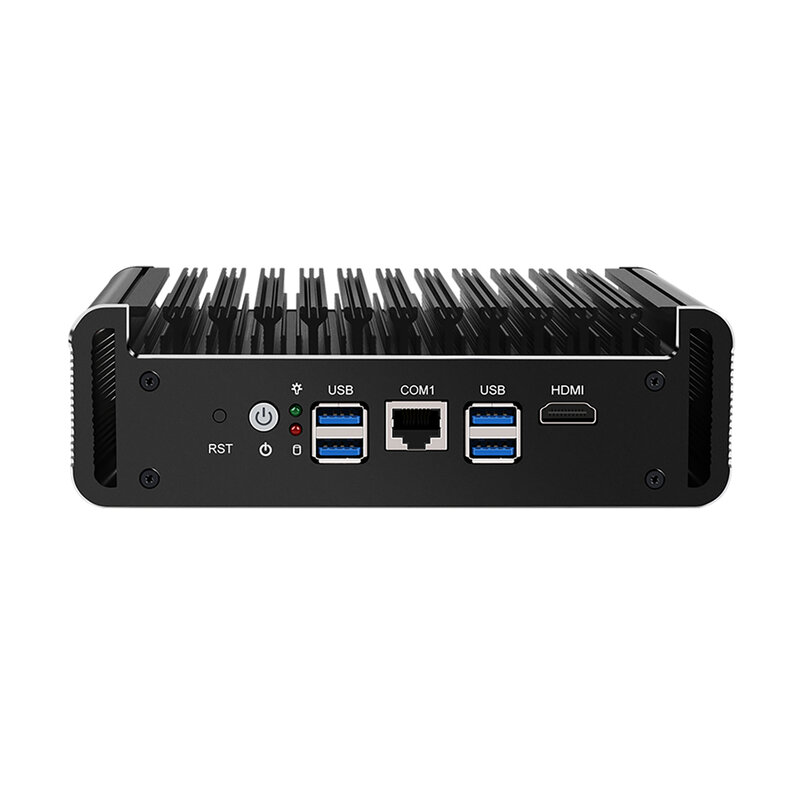 HUNSN RJ25, микро брандмауэр, мини-ПК, Intel I5 1135G7/ I7 1165G7,VPN, роутер ПК, фотокомпьютер, 6 x Intel I211,COM,HD,4 x USB3.1