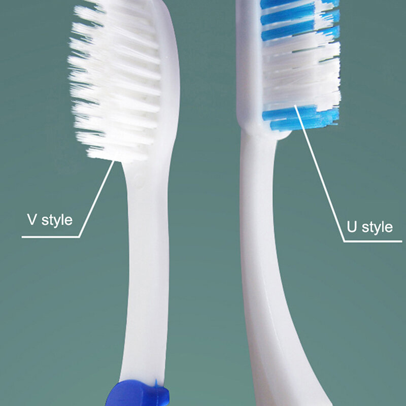 8 pz/set denti dentali kit ortodontici strumento sbiancante per l'igiene orale tuta esterna portatile spazzola interdentale cura della pulizia orale