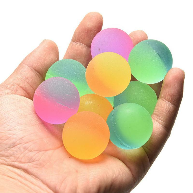 Детская резиновая игрушка-надувной шар, 1 шт., эластичный надувной мяч случайного цвета, модель C3E7