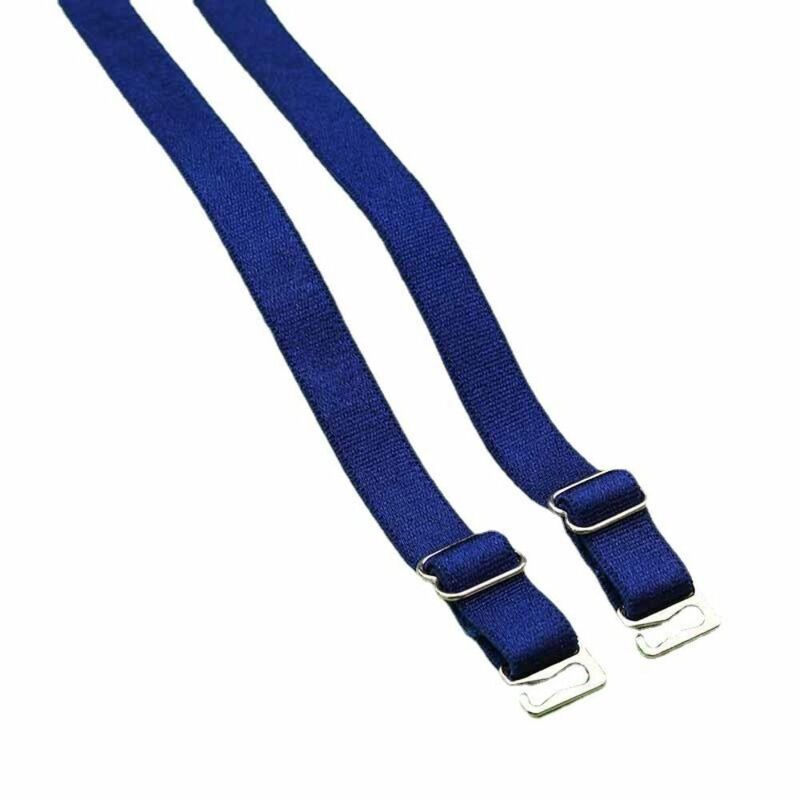 Double-Shoulder Stainless Steel Bra Straps Adjustable Solid Color Underwear Shoulder Strap Bra Accessories Anti-slip Buckle Belt