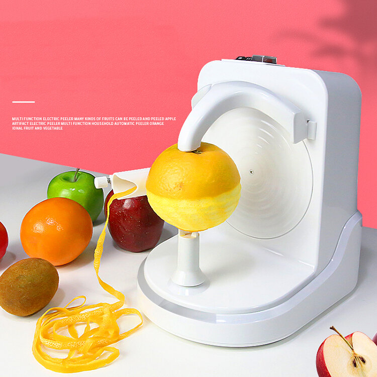 Small Electric Commercial Lemon Orange Apple Peeling Peeler Machine
