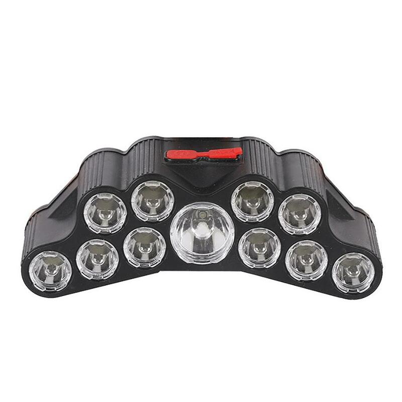 Portátil USB Recarregável Farol LED, Lâmpada de Cabeça Poderosa, Luz Noturna Impermeável, 5 Modos de Iluminação, Super Brilhante, Emergência