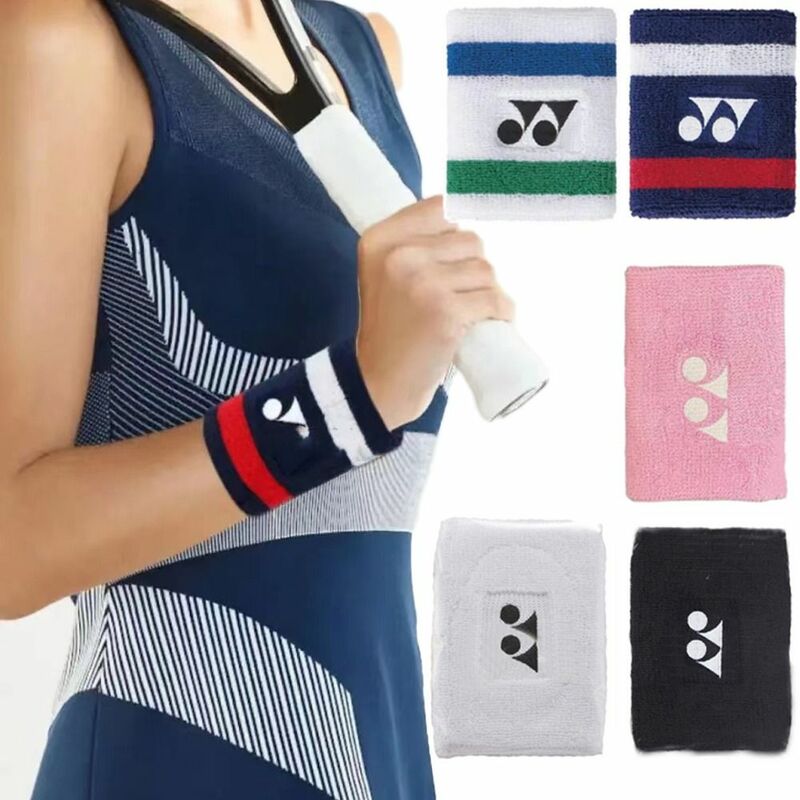Sweat Absorption Sport Wrister Sweat Towel Breathable Badminton Wristband Wrist Guard Protector Strap Sport Bracers