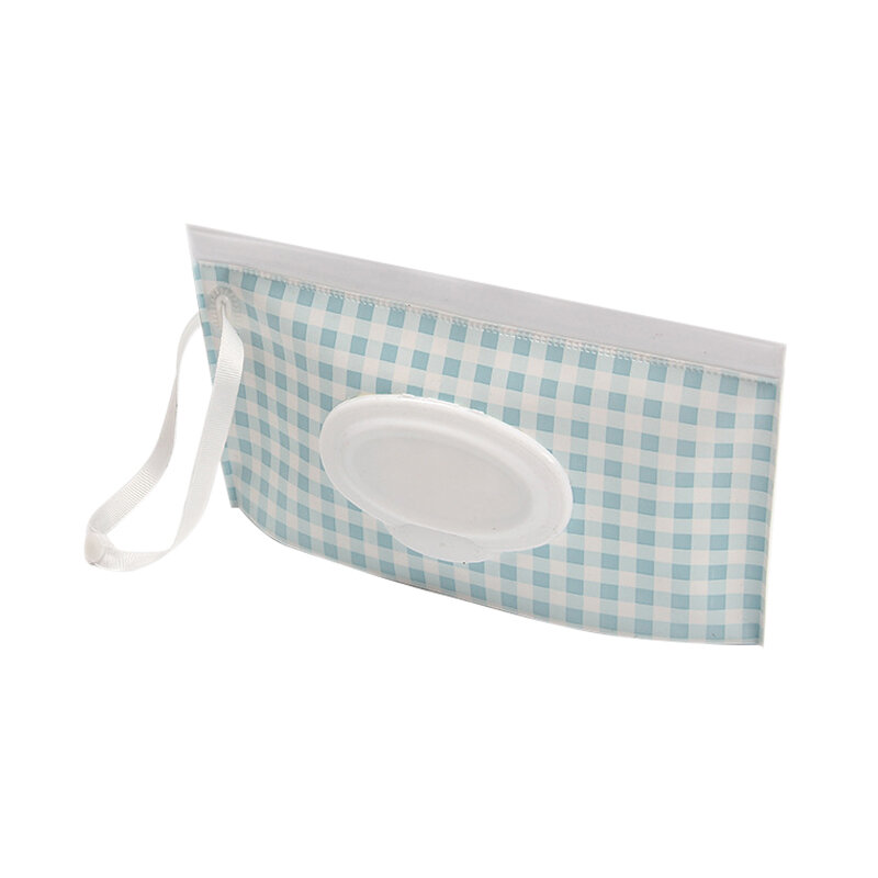 1PCS Baby Wipe Dispenser Portable Wipe Bags Refillable Baby Wipes Container Wipe Holder Reusable Travel Wet Wipe Pouch