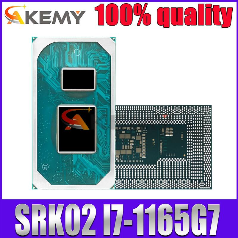 1165G7 I7ทดสอบ100% I7-1165G7 SRK02ชิปเซ็ต CPU BGA