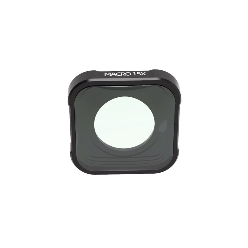 GloryStar-Filtro de lente HD macro para Gopro, Acessórios para câmaras de ação pretas, 15X, 9, 10, 11, MINI, 12