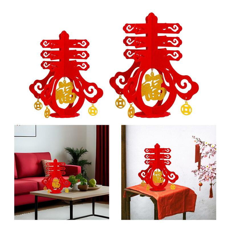 Chinese Chun Character ornamento decorativo, Decorações de Ano Novo, Fu Pingente, Decoração Festival da Primavera, Quarto, Dormitório, Casa